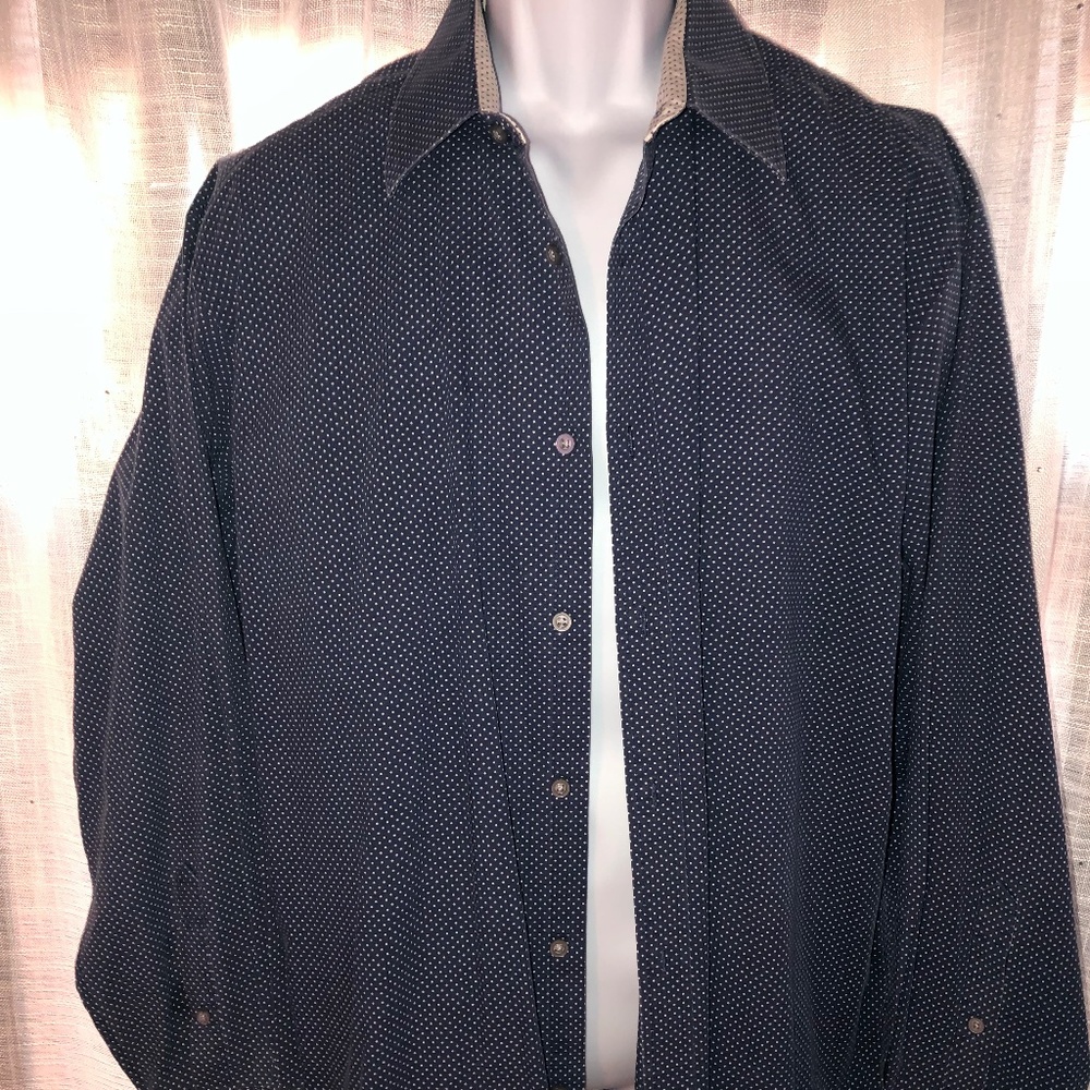 Sean John Polka Dotted Tailored fit Shirt